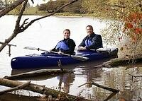 Tim and Debbie in Kayak